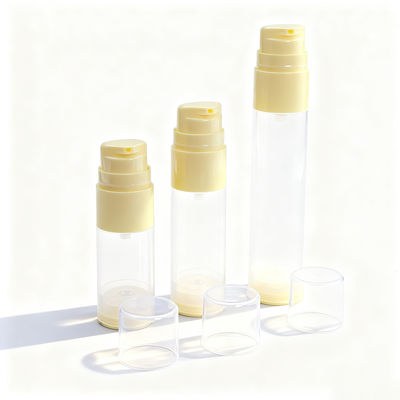 Luxuriöse, leere, nachfüllbare Airless-Flasche aus PP-Material in den Größen 15 ml, 30 ml und 50 ml