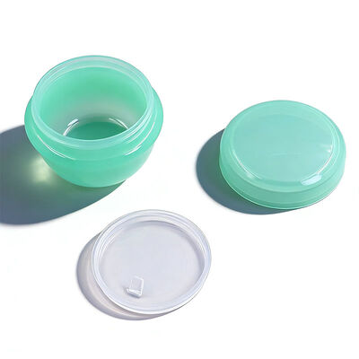 Luxuriöser, farbenfroher 5g 10g 15g PP Tiegel für Gesichtscreme, Kunststoff-Kosmetikdosen