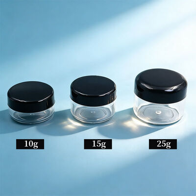 Persönlicher kosmetischer Cremetiegel 10g 15g 25g Kunststoff-PP-Cremetiegel