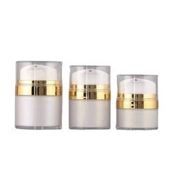 Kundenspezifische nachfüllbare bereifte luftlose LuxusPumpflaschen für kosmetisches Skincare Verpacken