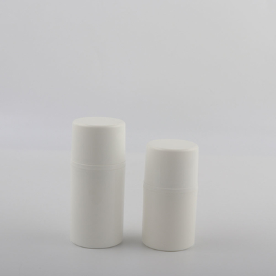Weiße pp.-kosmetische verpackende luftlose Sahneserum-Plastikflasche 30ml 50ml 80ml