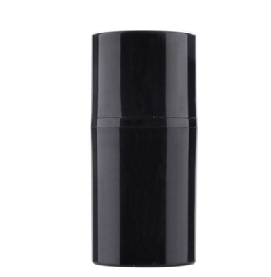 Leere schwarze luftlose Pumpflaschen 15ml 30ml 50ml pp. für Lotion
