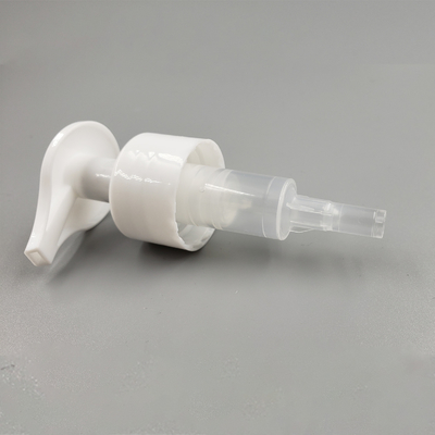 Weiße Flüssigseife-Pumpe 2,5 x 2,5 x 5,5 Plastikzoll 2.0cc-Dosierungs-