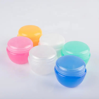 Luxuriöse Farben 20g PP Gesichtscreme Glas Plastik Kosmetikgläser