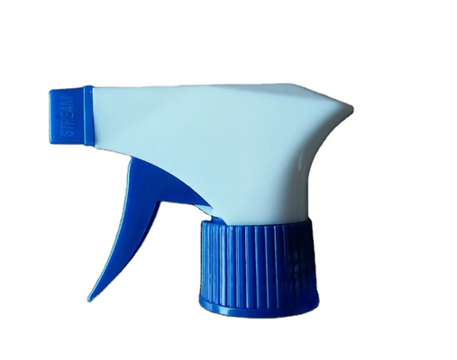 Blau-Weiß Farbe Kunststoff Auslöser Sprayer 28mm für tägliche Reinigung Haushaltsreinigung