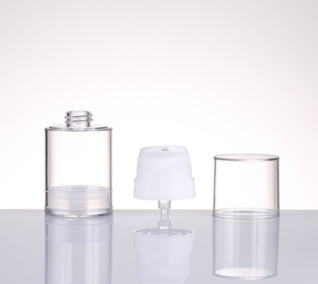 Luftlose Flaschen Schrauben auf klarem AS Luftlose Flasche 30 ml 50 ml