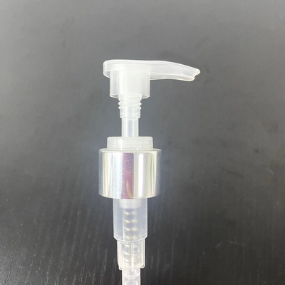 24/410 Aluminium-Natrual Großkopf Plastik Lotion Shampoo Schraubspender Pumpe für Flasche