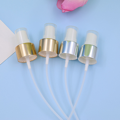 24/ 410 Gold/Weiß glänzendes Aluminium Feinschmelz-Sprühpumpe 0,12cc Ausgang