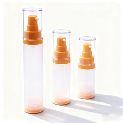 Kosmetische Creme Airless Pumpflasche 15ml 30ml 50ml Airless Pumpflasche AS und PP