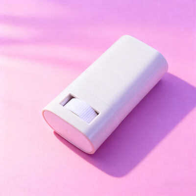 Kundenspezifische ovale flache 15g 20g Dreh-Stick-Deodorant-Verpackung, nachfüllbare Körper-Deodorant-Sonnencreme-Behälter, Tuben, Deodorant-Verpackung