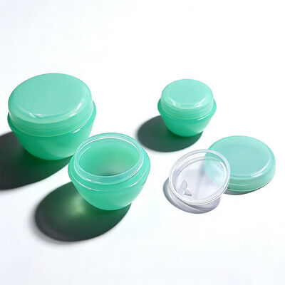 Luxuriöser, farbenfroher 5g 10g 15g PP Tiegel für Gesichtscreme, Kunststoff-Kosmetikdosen