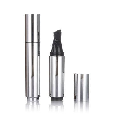 Schwarze Farbe Luftlose Hautpflegeflasche 20 ml Kunststoffluftlose Lotionflasche mit Bürstenkopf