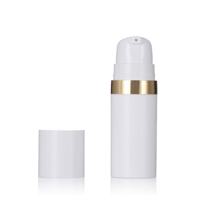 Hochwertige Probe Kleine Flaschen 15 ml Sonnenkosmetik Luftlose Flasche für Männer
