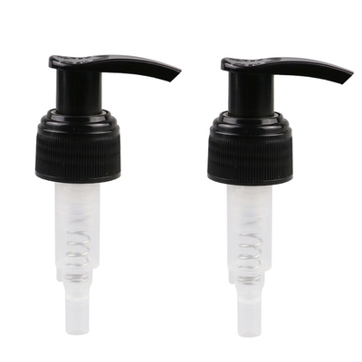 Rechts-Linksverschluss-Schwarz-Lotions-Pumpe 24 410 gewellte Dosierung der Schließungs-1.2ml