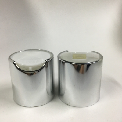28-410 silbernes Metall der Flaschenplastikkappen für Shampooflasche ODM