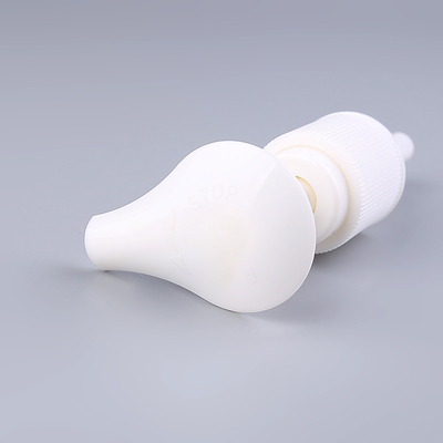 Weiße mit Rippen versehen schrauben Lotions-Pumpe 28/400, Zufuhr-Pumpe für Flasche