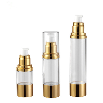 luftlose Pumpflaschen 15ml 30ml 50ml für kosmetische ABS ALS Alaun-Material
