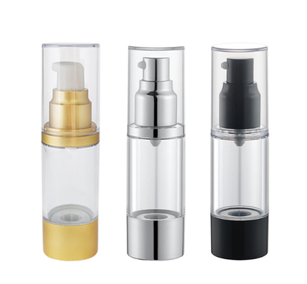 luftlose Pumpflaschen 15ml 30ml 50ml für kosmetische ABS ALS Alaun-Material
