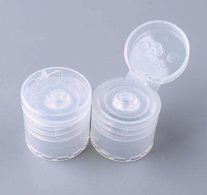 kosmetischer Flip Top Bottle Caps Transparent glattes 20/410 24/410