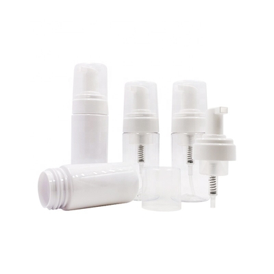 Kosmetik-Plastikflaschen 100ml 150ml, Kremeis-Pumpflasche-klare blaue weiße Farbe