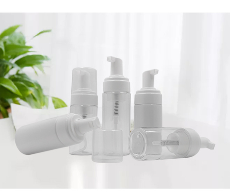 43mm Kosmetik-Plastikflaschen, Flüssigseife-Schaum-Pumpflaschen 100ml 150ml