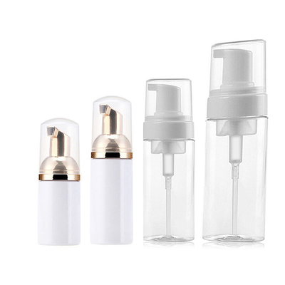 Leere HAUSTIER Kosmetik-Plastikflaschen mit Schaum-Pumpe 30ml 50ml 60ml