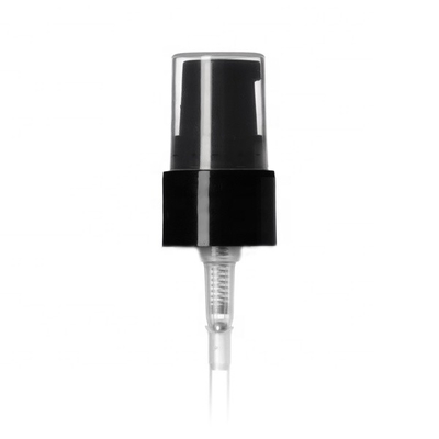 Schwarzes glattes Plastikbehandlungs-Pumpen-Spitze 20-410 Soem-ODM für 1oz ringsum Flasche