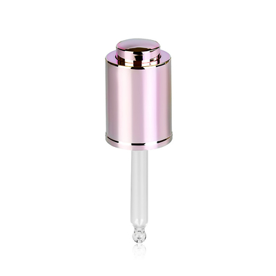18mm kosmetischer kleiner Glastropfenzähler ringsum Form mit Bambusdruckknopf