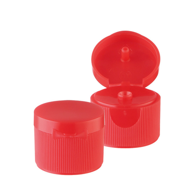 Blaue kosmetische Plastikflaschenkapseln, 24mm Flip Top Cap For Disinfectant