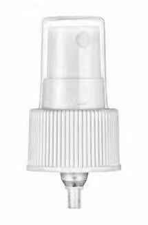 Schwarzes weißes Plastik-pp. Material des Parfüm-Nebel-Sprühers 28/410 0.12ml
